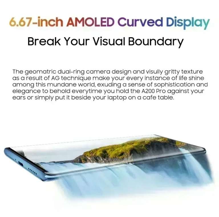Смартфон Blackview A200 Pro, 12+256Гб, 3 цвета на выбор