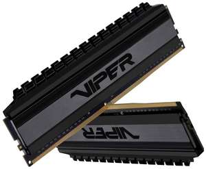 Оперативная память Patriot Memory VIPER 4 BLACKOUT 8 ГБ (4 ГБ x 2) DDR4 3000 МГц DIMM CL16 PVB48G300C6K