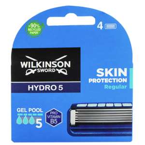 Картриджи сменные для бритвы WILKINSON SWORD Skin Protection Hydro 5, 4 шт.