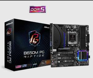 Материнская плата ASRock B650M PG RIPTIDE DDR5 (цена с ozon картой) (из-за рубежа)