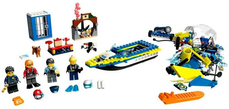 Конструктор Lego City Missions Water Police Detective Missions, 60355