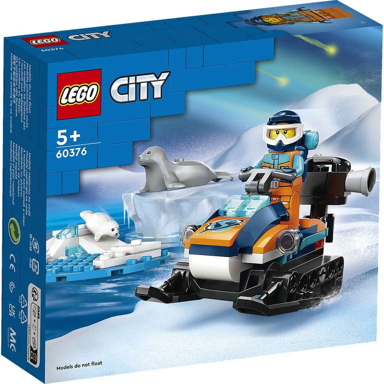 Конструктор LEGO Снегоход Исследователь Арктики, 70 деталей, 60376 + баллами 47%/431