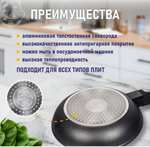 Сковорода для индукционных плит PLOVER, 20 см