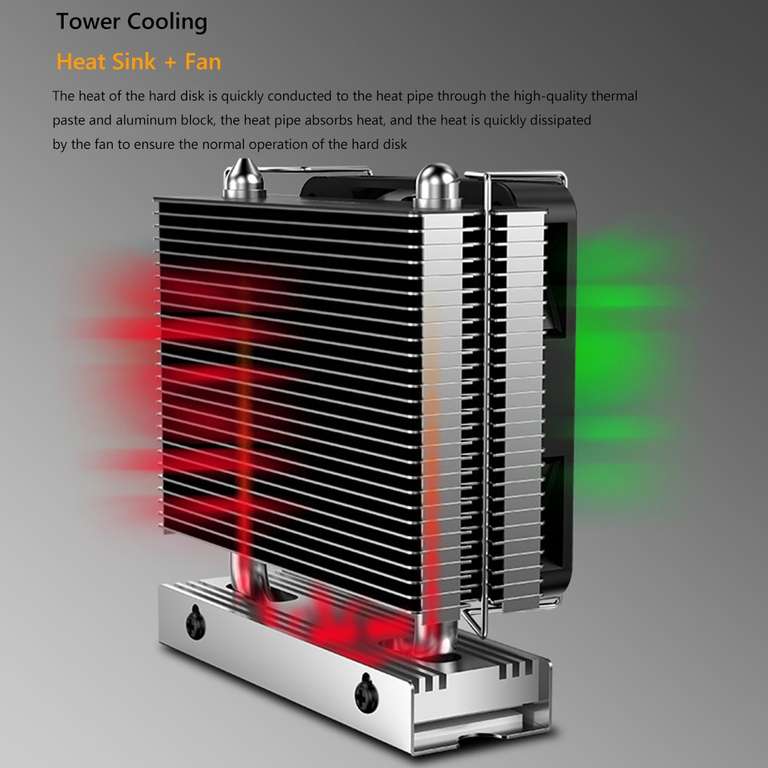Радиатор для особо горячих SSD M.2 2280 (JUISHARK M.2-THREE)