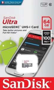 Карта памяти SanDisk Ultra 64 ГБ (SDSQUNR-064G-GN3MN)