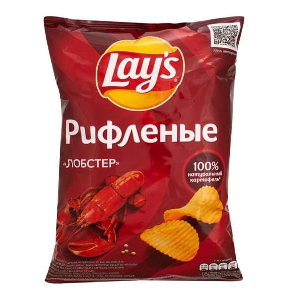[СПБ и др] Распродажа чипсов Lay’s, например, рифленые со вкусом лобстера, 81 г
