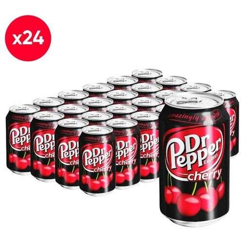 Напиток Dr. Pepper Cherry 0.33 х 24 шт. (в описание Zero и Classic)
