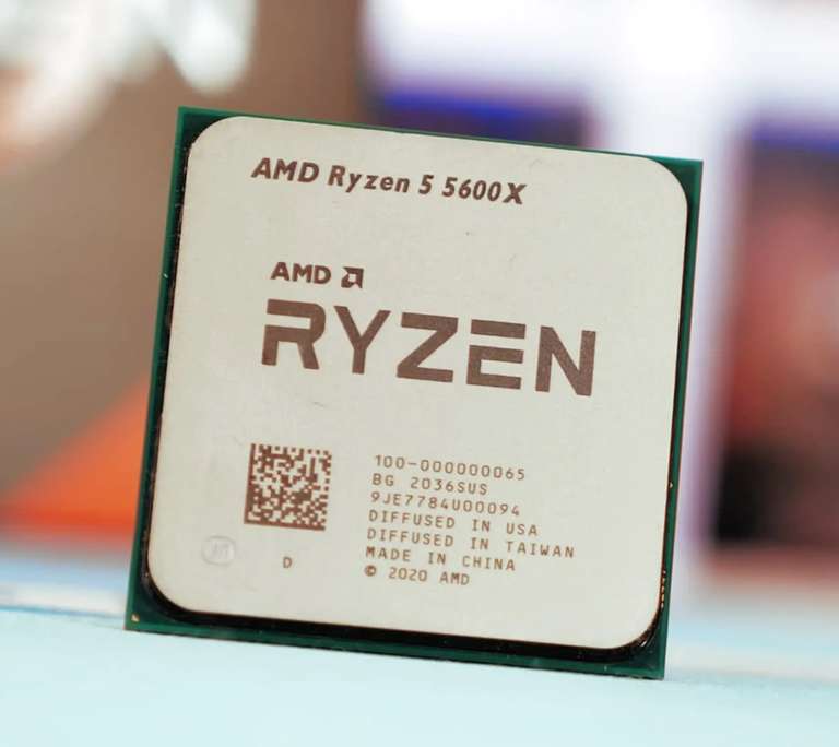 Процессор Ryzen 5 5600x, 6/12 Zen3, AM4, до 4.6GHz