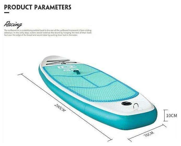 SUP-доска JS Blue GQ 9,6' 290х76х10см, насос, весло, лиш, ремнабор, сумка, до 150кг