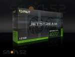 Видеокарта Palit Jetstream Geforce RTX 4070 Ti 12G (цена с Озон картой)