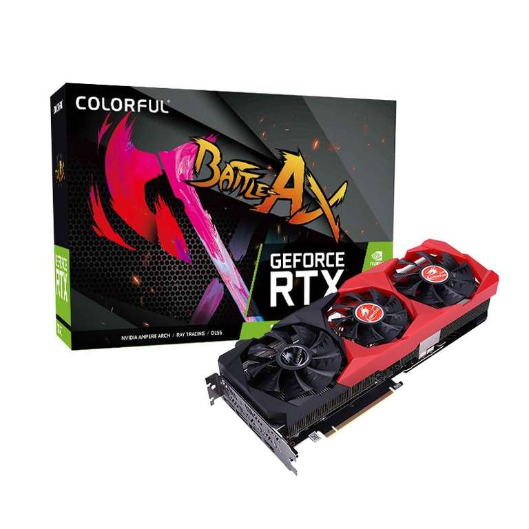 Видеокарта ColorFul GeForce RTX 3070 V2 LHR