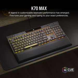 Клавиатура механическая аналоговая проводная Corsair K70 MAX RGB