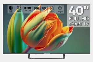 Телевизор LED 40" Topdevice Frameless 40BS04F, серый, Full HD/Smart TV/Wi-Fi