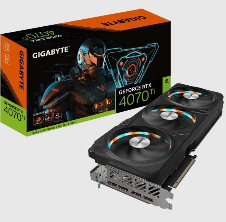 Видеокарта Gigabyte GeForce RTX 4070 Ti (Доставка из-за рубежа)