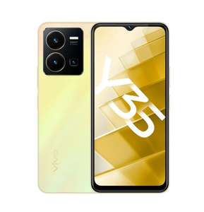 Смартфон Vivo Y35 4/128, черный и золотой (с озон картой)