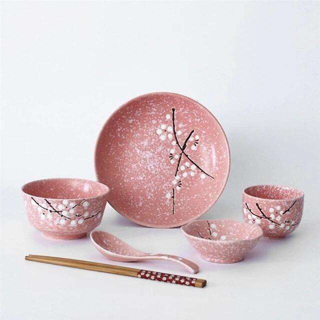 Набор керамической посуды AEHOME в японском стиле, Tmall (3 стиля)