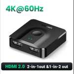UGREEN HDMI 2,1 разветвитель HDMI 60Hz 4K 120Hz 2 в 1