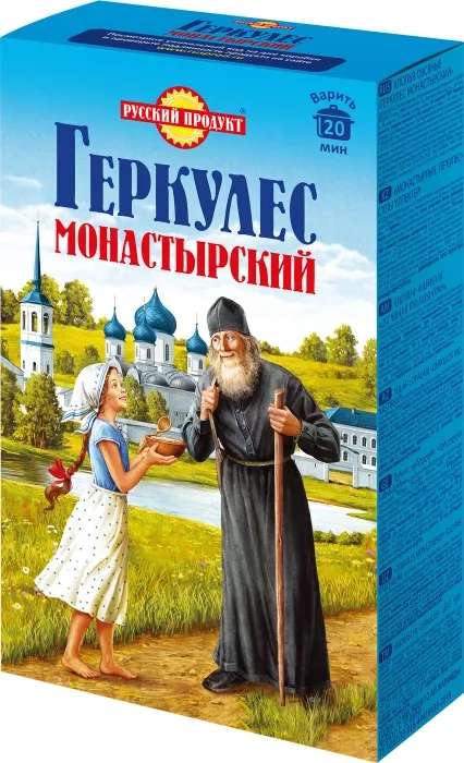 Русский продукт геркулес монастырский, 500 г