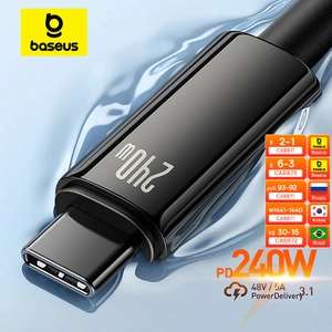 Кабель BASEUS 240Вт USB-C 2м
