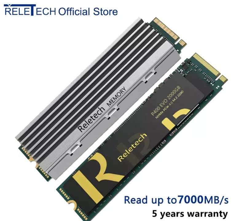 SSD Reletech M.2 NVMe PCIE 4.0×4 1TB 2280 Dram cache
