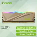 [11.11] Оперативная память CUSO DDR4 16GB (8GB x2) 3200MHz RGB (ARGB)