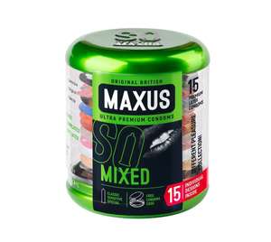 Презервативы Maxus Mixed 15 шт. (+ 407 баллов)
