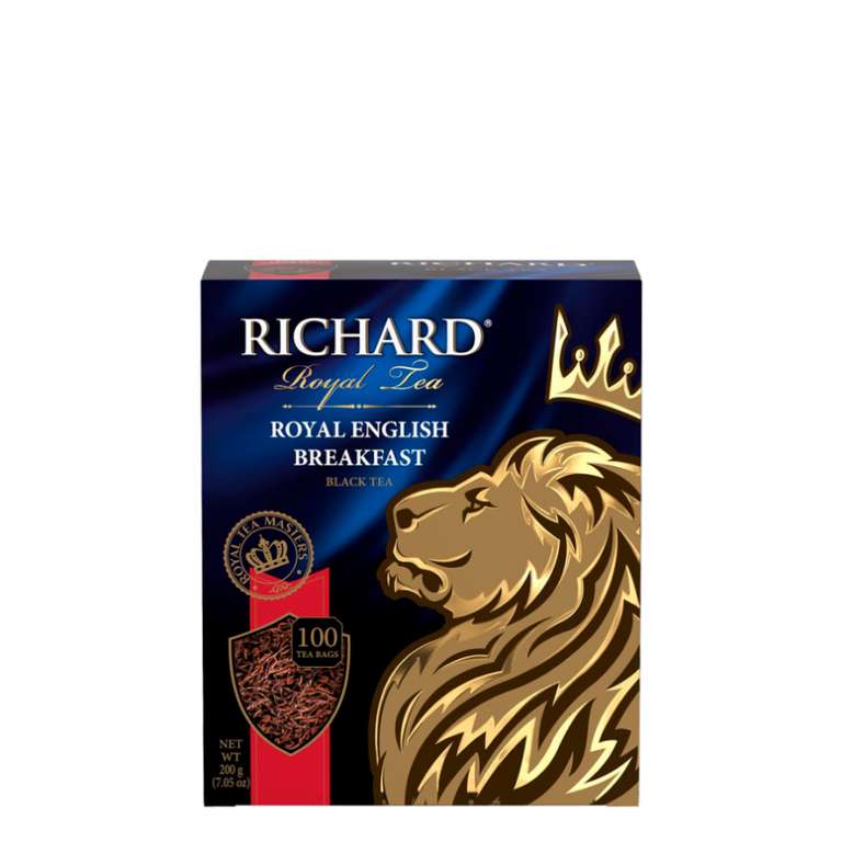 Чай Richard Royal English Вreakfast черный 100 пакетиков