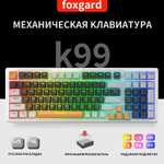 Механическая клавиатура с русской раскладкой foxgard (с Озон картой)