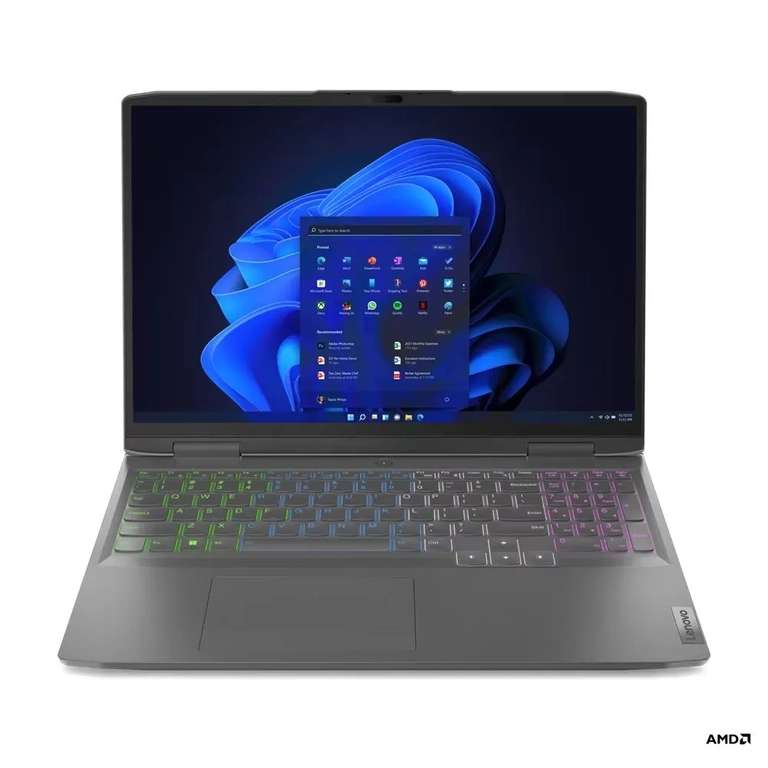 Игровой ноутбук Lenovo LOQ 16APH8 (16", AMD Ryzen 5 7640HS, RAM 16 ГБ, SSD 512 ГБ, NVIDIA GeForce RTX 4060)