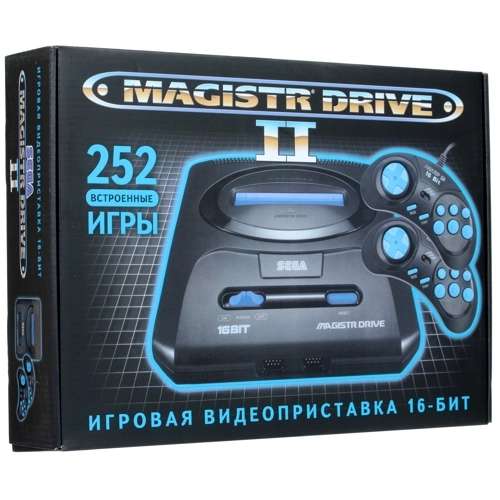 Ретро-консоль Magistr Drive 2 (16bit) + Коллекционная фигурка UbiSoft six (выгодные комплекты)
