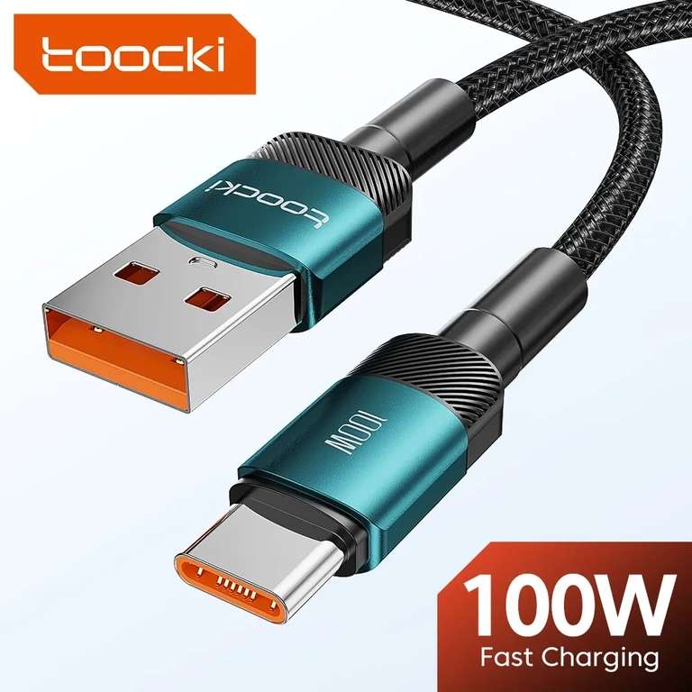 Кабель зарядный Toocki USB Type-C 3 метра цена через приложение в телефоне.