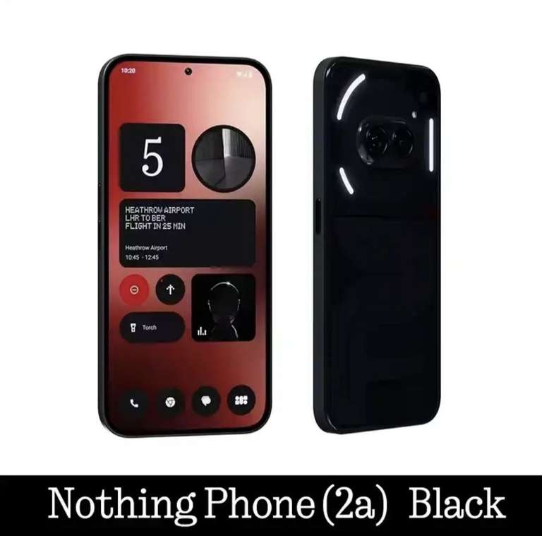 Смартфон Nothing Phone (2a), Чёрный, 8+128гб, 1300 нит, 5000mah