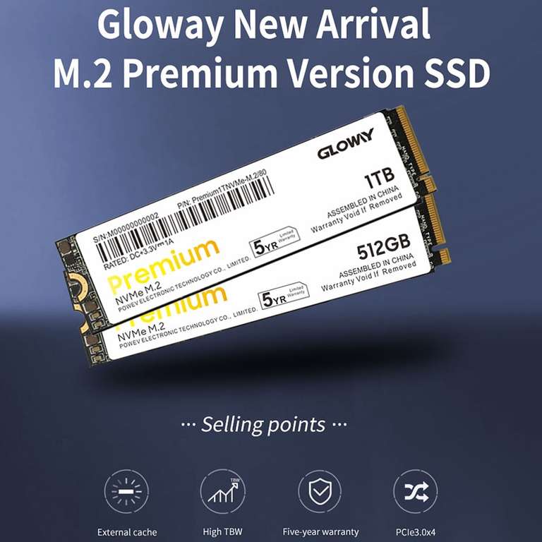 SSD Gloway Premium M2 NVME 1 ТБ