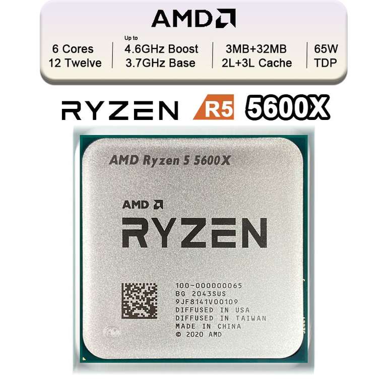 Процессор Amd Ryzen 5 5600x