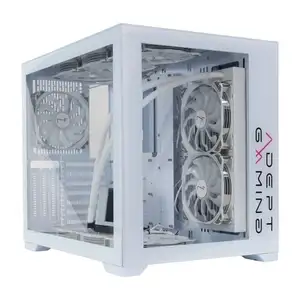 Компьютерный корпус Alseye Cube-W, белый, PSU 750Вт, Система водяного охлаждения, 7xFAN A-RGB, (AS-CWCK) (Цена с озон картой)