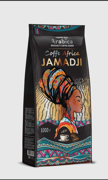 Кофе жареный зерновой JAMADJI 1 кг (цена с ozon картой)