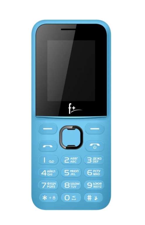 Мобильный телефон F+ Light-Blue_F170L Light Blue (цена с ozon картой)