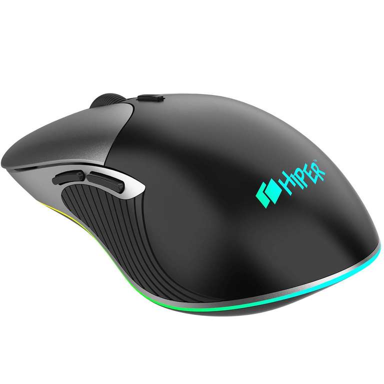Игровая мышь HIPER GM-2 ROBO, 4800 dpi, 7 кнопок, RGB-подсветка (299₽ с бонусами, не везде)