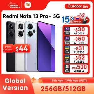 Смартфон Redmi Note 13 Pro Plus 5G Глобал, 8/256 Гб, 3 расцветки (12/512 за 28637₽)