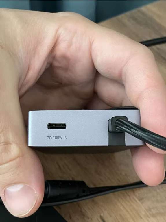 Док-станция (USB-хаб) Baseus 5-в-1 (HDMI 1x4K@60гц/3xUSB 3.0 type-a/1xUSB Type-C PD 100W IN)