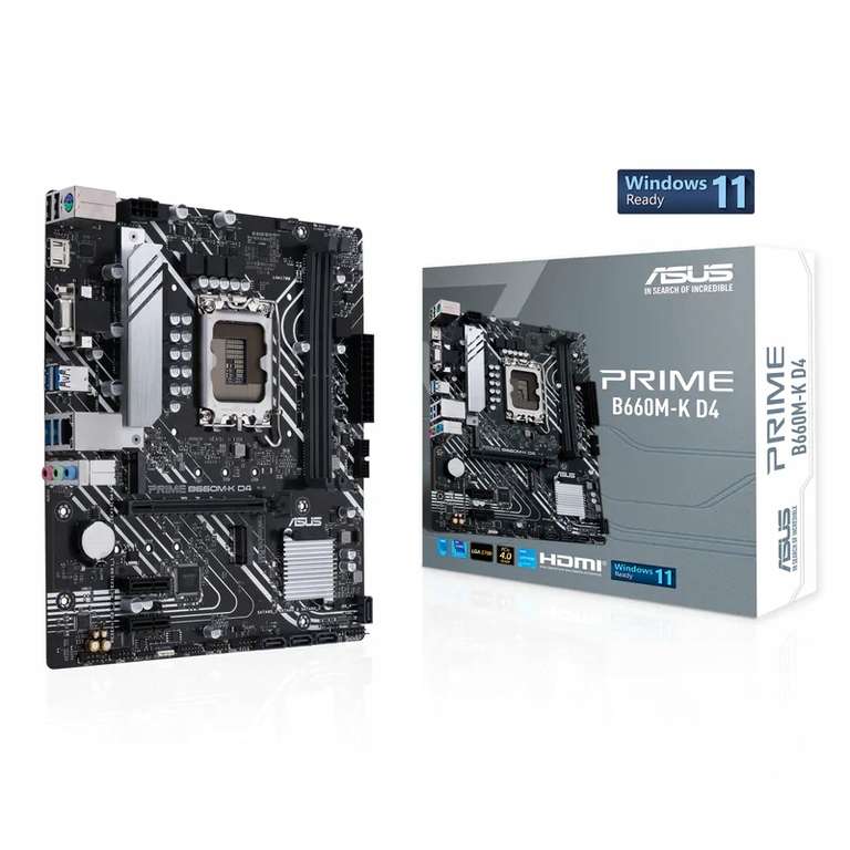 Материнская плата ASUS PRIME B760M-K D4 под 1700 сокет на DDR4