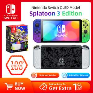 Игровая консоль Nintendo Switch Oled Splatoon 3 Edition (игра в комплект не входит)