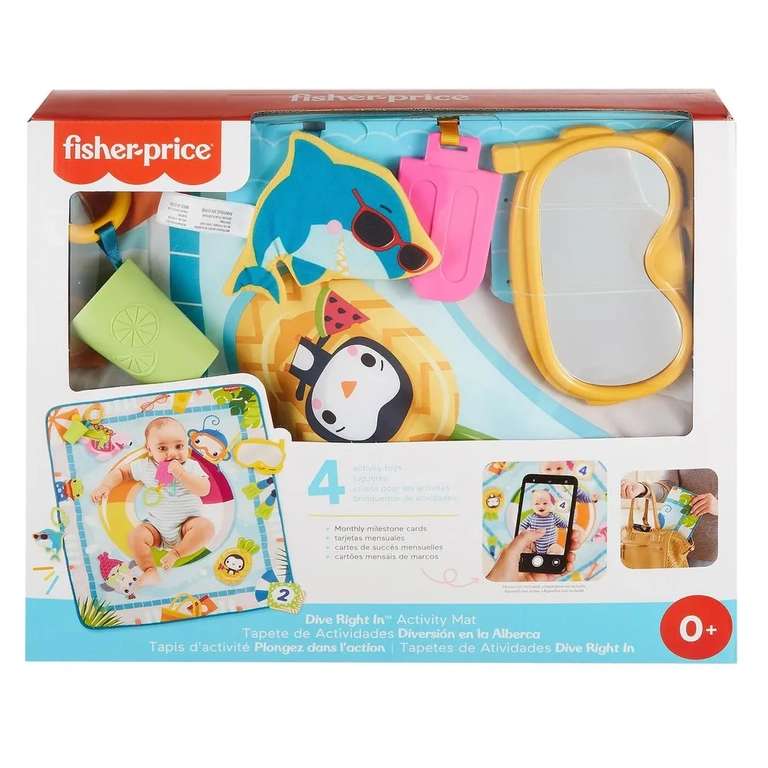 Развивающий коврик Mattel Fisher Price Игровой бассейн, GRR44