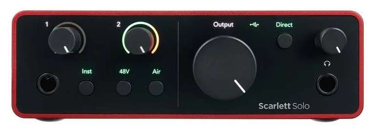 Студийный комплект Focusrite Scarlett Solo Studio 4th Gen