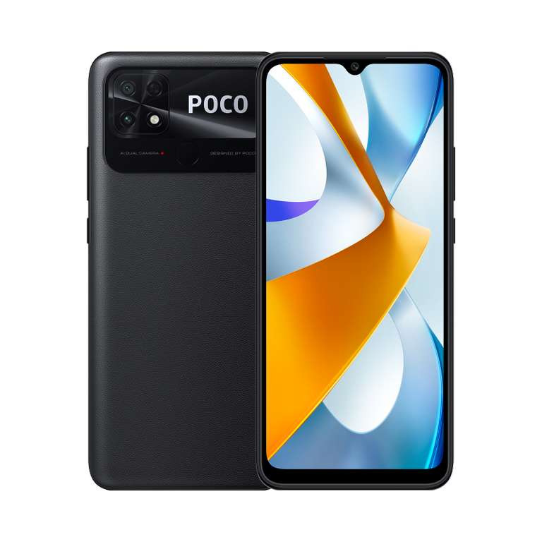 Смартфон Poco c40 3 GB + 32 GB (чёрный, жёлтый, зеленый)