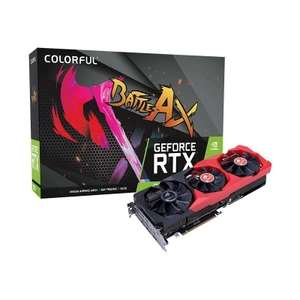 Видеокарта Colorful GeForce RTX 3080 10 ГБ (RTX 3080 BATTLE AX 10G LHR), LHR, б/у (цена с озон картой)