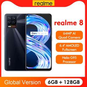 Смартфон Realme 8 6/128 Глобальная версия 6,4 ", FHD, Amoled, Helio G95, 5000 мАч, 30 Вт, NFC
