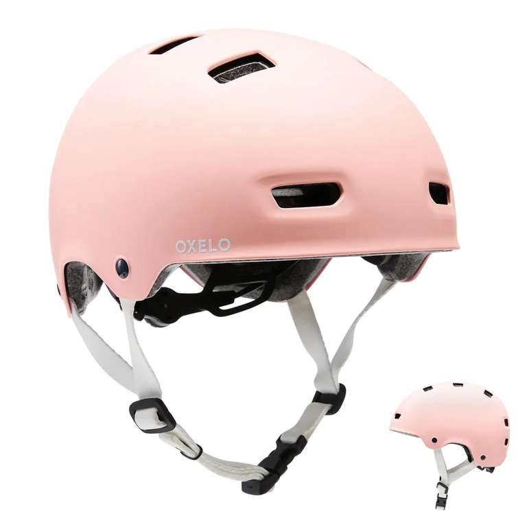 Шлем детский MF500 OXELO Decathlon для катания на роликах/скейтборде/самокате, размер 48-52/XS