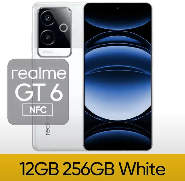 Смартфон Realme GT6, 12/256ГБ CN (пошлина ≈1676₽)