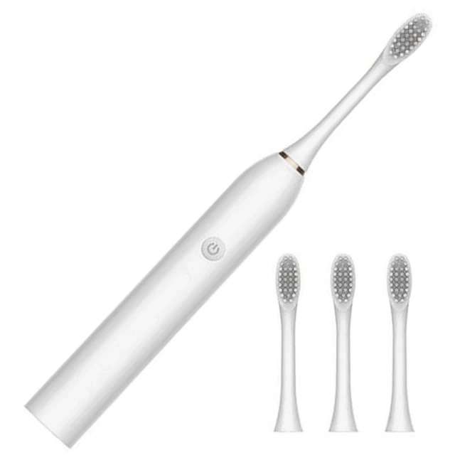 Электрическая зубная щетка Sonic Toothbrush X-3 4 насадки в комплекте (358₽ с баллами)
